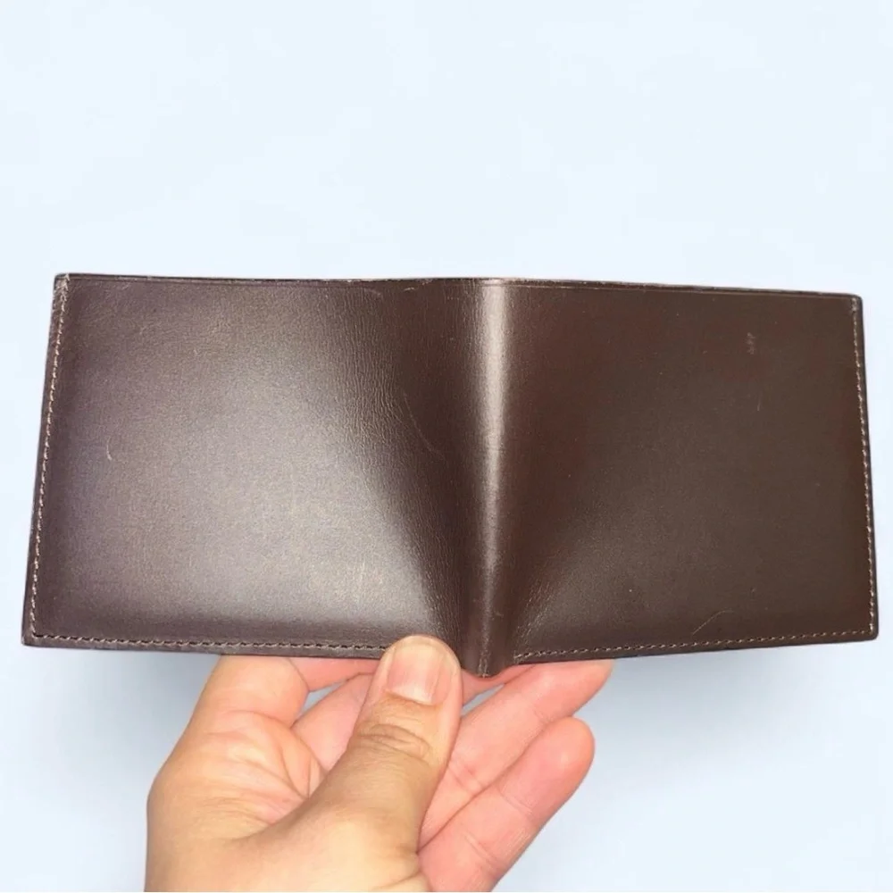 J. Crew Dark Brown Leather Card Holder